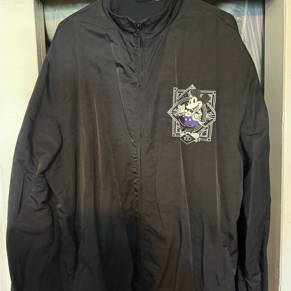 Disney Black and Purple Men's Windbreaker